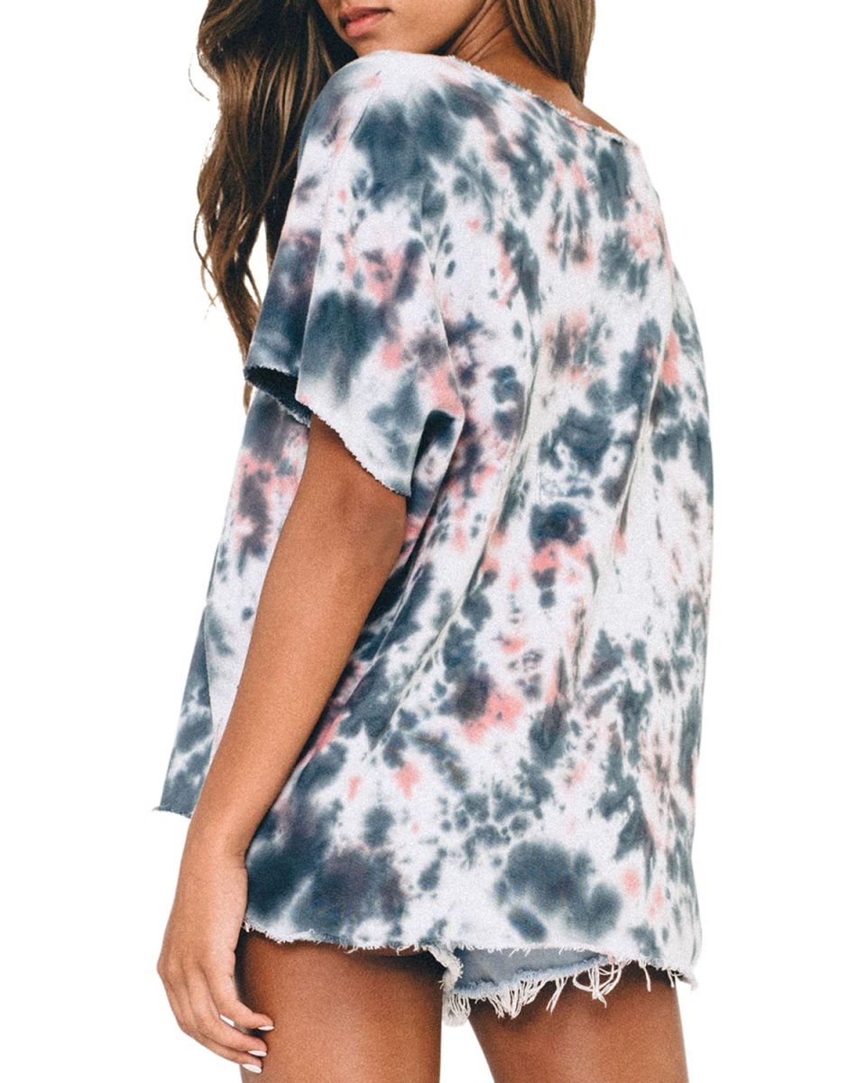Marble Tie Dyed Slouch Top